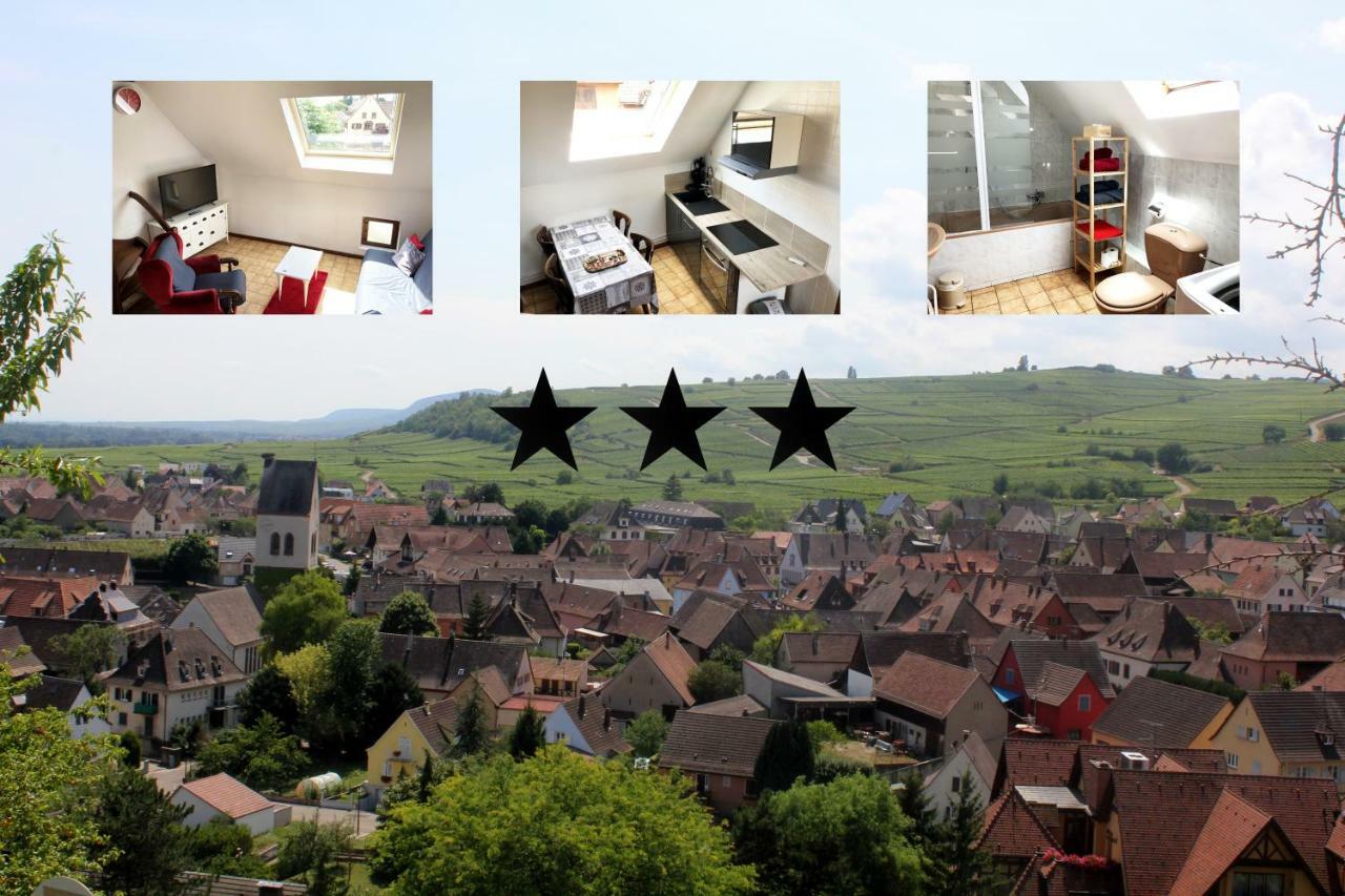 Gite Des 5 Cigognes Rouge Mittelwihr Exteriör bild